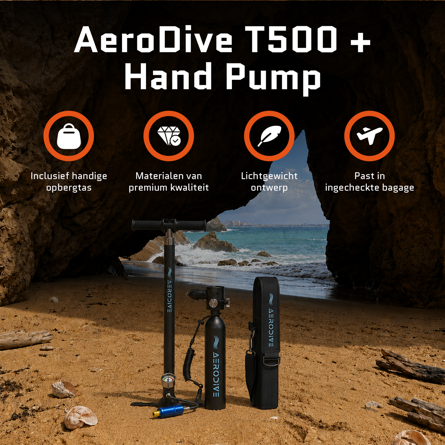 AeroDive T500 + Handpomp