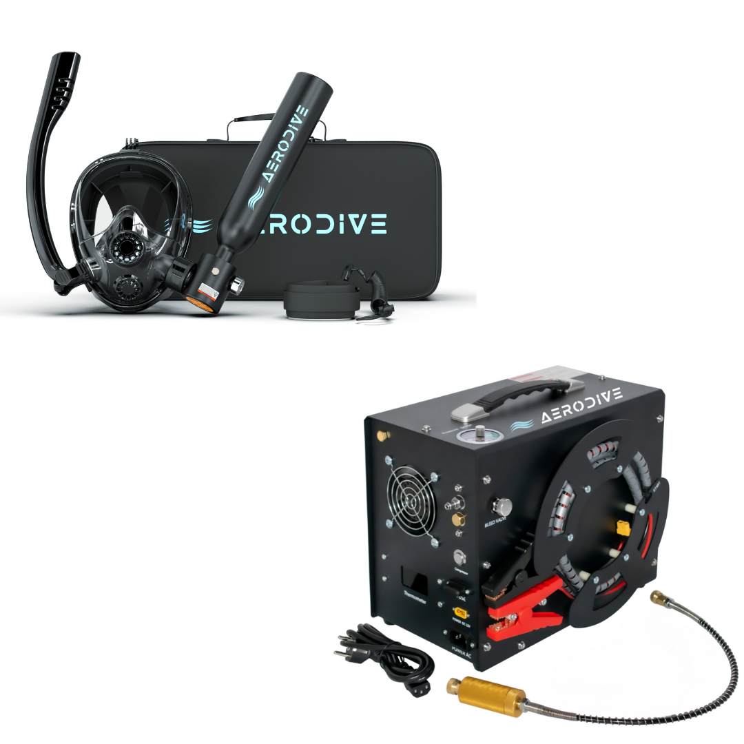 AeroDive T500 + Masker V2 + Elektrische pomp (Incl. opbergtas)