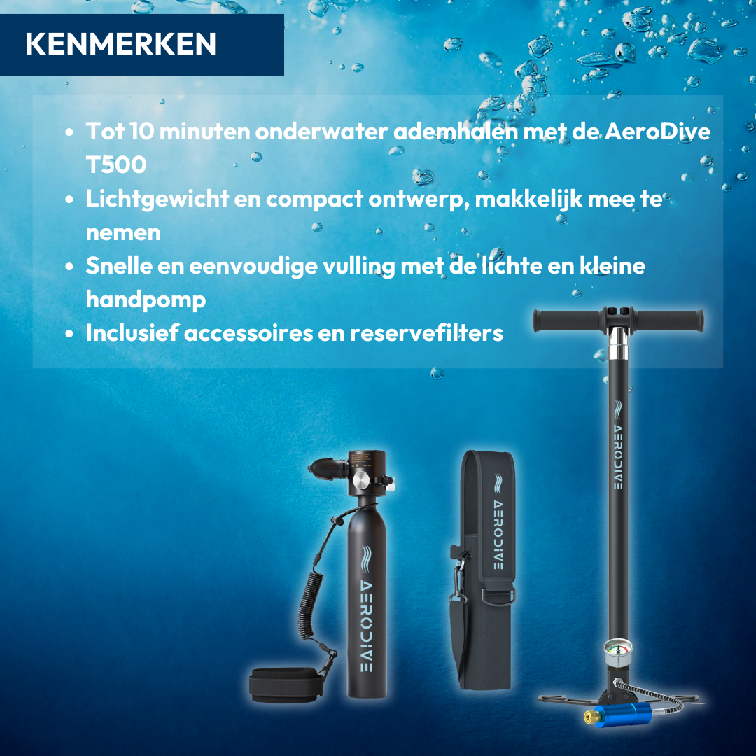 AeroDive T500 + Handpomp