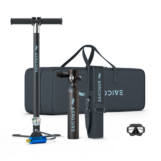 AeroDive T500 + Handpomp + Bril (Incl. opbergtas)
