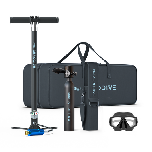 AeroDive T500 + Handpomp + Bril (Incl. opbergtas)