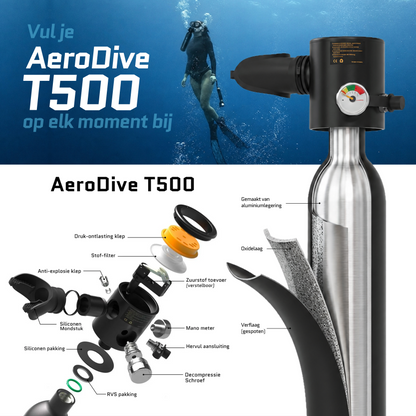 AeroDive T500 + Handpomp