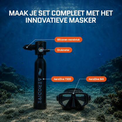 AeroDive T500 + Handpomp + Bril (Incl. opbergtas)