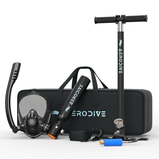 AeroDive T500 + Handpomp + Masker V2 (Incl. opbergtas)